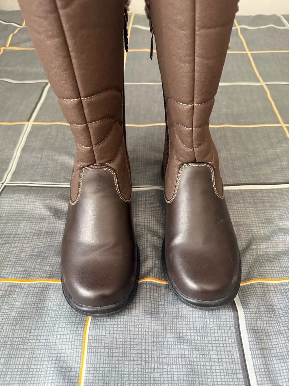 👠NWOT Totes Women’s Insulated Quilted Winter Boots - Brown Size 7